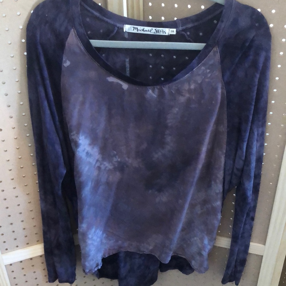 Tie die purple tunic One Size - Michael Stars